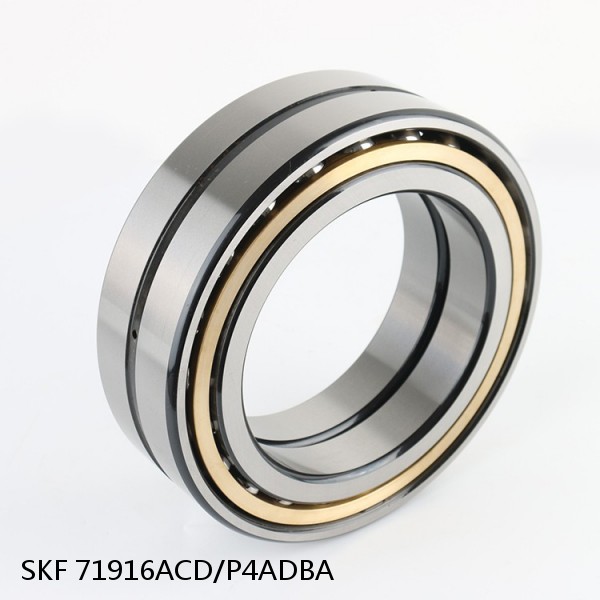 71916ACD/P4ADBA SKF Super Precision,Super Precision Bearings,Super Precision Angular Contact,71900 Series,25 Degree Contact Angle #1 small image