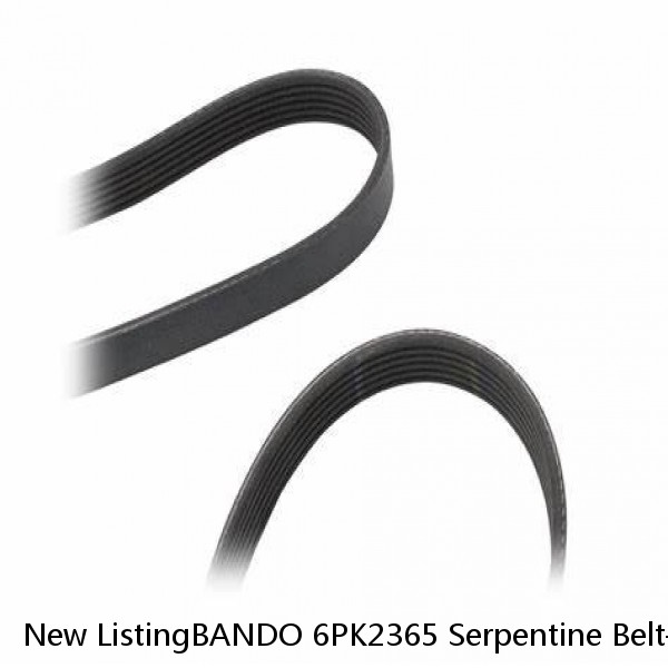 New ListingBANDO 6PK2365 Serpentine Belt-Rib Ace Precision Engineered V-Ribbed Belt (Fits: Audi) #1 small image