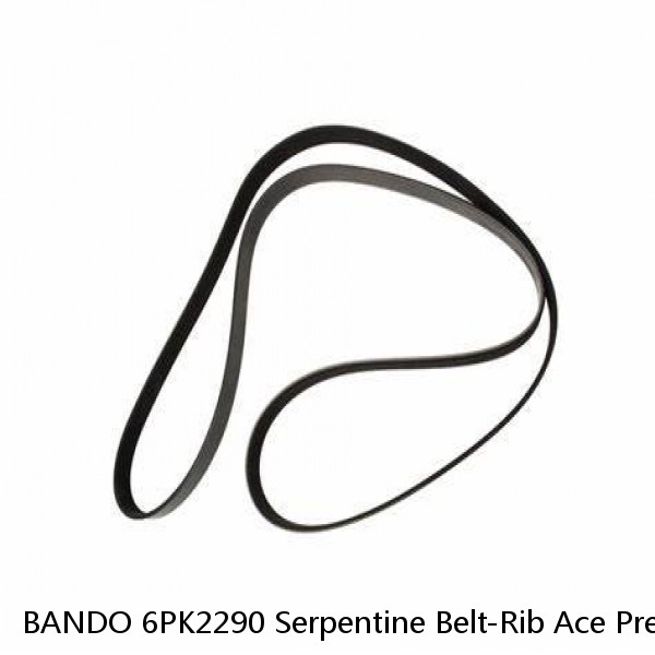 BANDO 6PK2290 Serpentine Belt-Rib Ace Precision Engineered V-Ribbed Belt  #1 small image