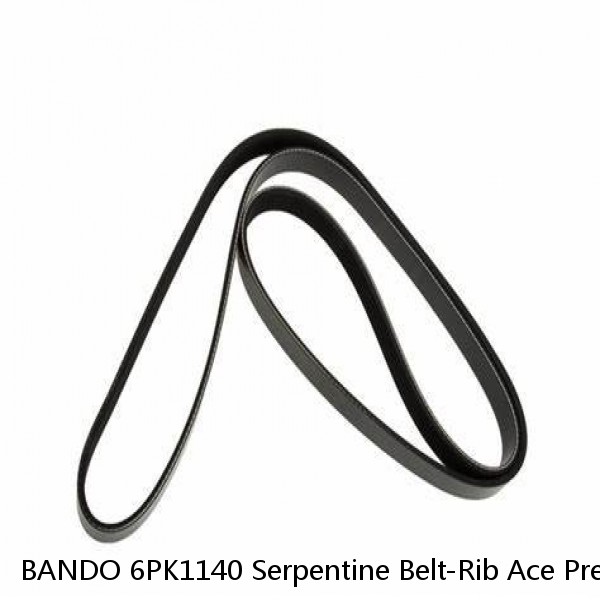 BANDO 6PK1140 Serpentine Belt-Rib Ace Precision Engineered V-Ribbed Belt  #1 small image