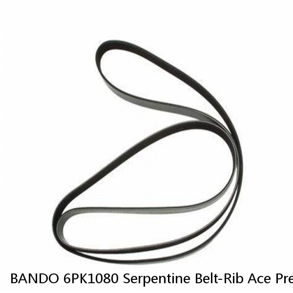 BANDO 6PK1080 Serpentine Belt-Rib Ace Precision Engineered V-Ribbed Belt  #1 small image