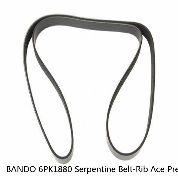 BANDO 6PK1880 Serpentine Belt-Rib Ace Precision Engineered V-Ribbed Belt  #1 small image