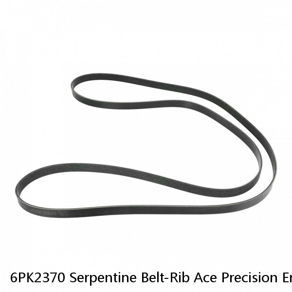 6PK2370 Serpentine Belt-Rib Ace Precision Engineered V-Ribbed Belt #1 small image