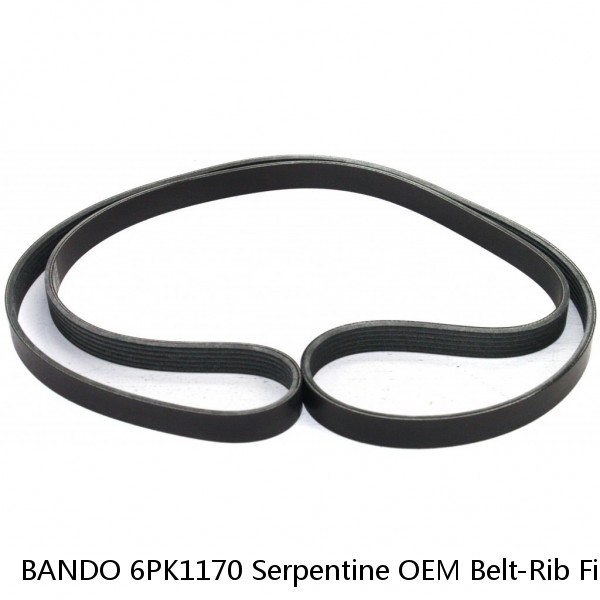 BANDO 6PK1170 Serpentine OEM Belt-Rib Fits ACURA MDX,RLX,TLX 2014-2015, HONDA ++ #1 small image