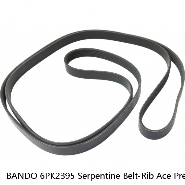 BANDO 6PK2395 Serpentine Belt-Rib Ace Precision Engineered V-Ribbed Belt  #1 small image