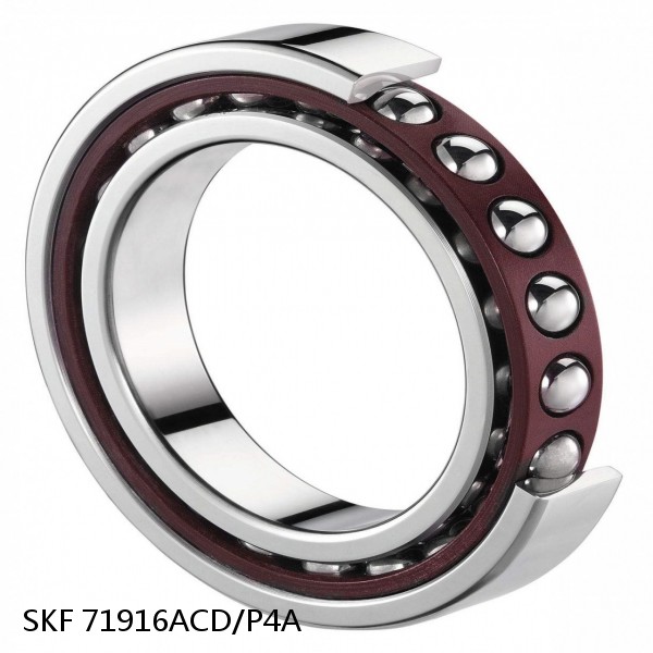 71916ACD/P4A SKF Super Precision,Super Precision Bearings,Super Precision Angular Contact,71900 Series,25 Degree Contact Angle #1 image