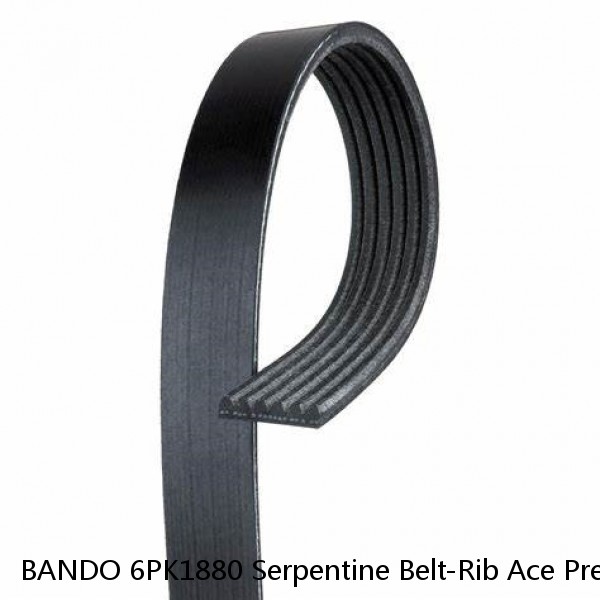 BANDO 6PK1880 Serpentine Belt-Rib Ace Precision Engineered V-Ribbed Belt  (Fits: Audi) #1 image
