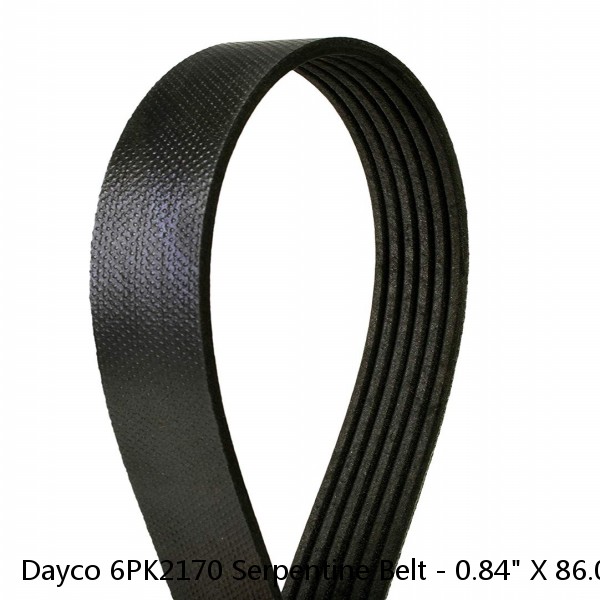 Dayco 6PK2170 Serpentine Belt - 0.84" X 86.00" - 6 Ribs #1 image
