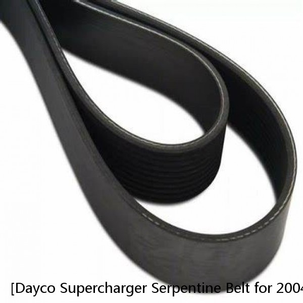 Dayco Supercharger Serpentine Belt for 2004-2005 Chevrolet Monte Carlo 3.8L hg #1 image
